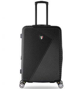 Cestovní kufr TUCCI T-0118/3-M ABS - černá