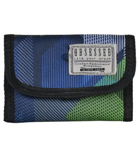 Peněženka textilní OBSESSED 6706 Dynamic - zelená/modrá