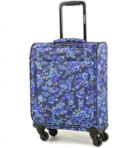 Kabinové zavazadlo MEMBER'S TR-0131/3-S - modrá/Flowers