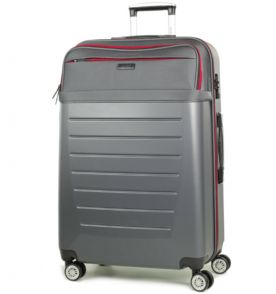 Cestovní kufr ROCK TR-0166/3-L ABS/PES - charcoal