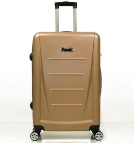 Cestovní kufr ROCK TR-0229/3-M ABS - champagne