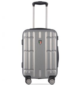 Kabinové zavazadlo TUCCI Massa T-0279/3-S ABS - stříbrná