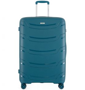 Cestovní kufr HIGHBURY Carbon HBY-0178/3-L PP - petrol