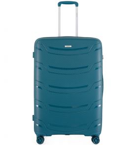 Cestovní kufr HIGHBURY Carbon HBY-0178/3-M PP - petrol